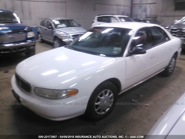 2G4WS52J841279985 - 2004 BUICK CENTURY CUSTOM WHITE photo 2