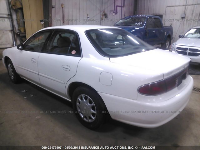 2G4WS52J841279985 - 2004 BUICK CENTURY CUSTOM WHITE photo 3