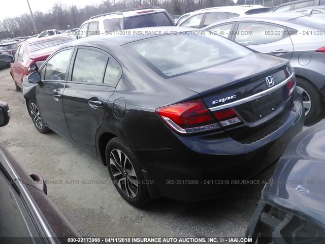 2HGFB2F99DH536938 - 2013 HONDA CIVIC EXL BLACK photo 3