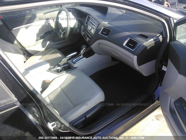 2HGFB2F99DH536938 - 2013 HONDA CIVIC EXL BLACK photo 5