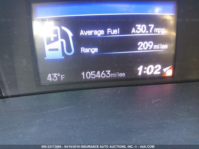 2HGFB2F99DH536938 - 2013 HONDA CIVIC EXL BLACK photo 7