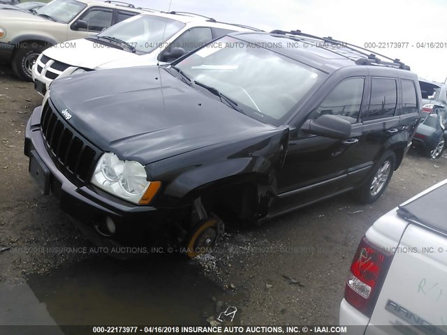 1J8GR48K77C522398 - 2007 JEEP GRAND CHEROKEE LAREDO/COLUMBIA/FREEDOM BLACK photo 2