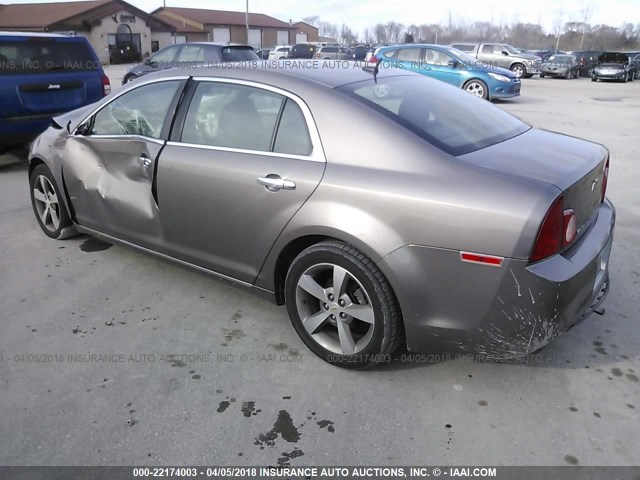 1G1ZC5E14BF335932 - 2011 CHEVROLET MALIBU 1LT ყავისფერი ფოტო 3