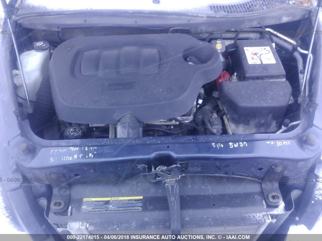 3GNBAADB7AS579917 - 2010 CHEVROLET HHR LS BLUE photo 10
