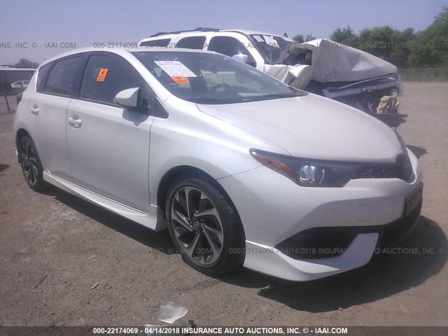 JTNKARJE0GJ510739 - 2016 TOYOTA SCION IM WHITE photo 1