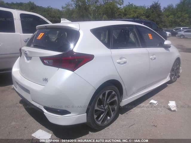 JTNKARJE0GJ510739 - 2016 TOYOTA SCION IM WHITE photo 4