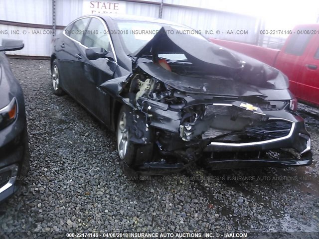1G1ZC5ST2JF174050 - 2018 CHEVROLET MALIBU LS 黑色 照片 1