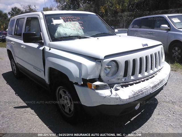 1C4NJPBB1FD304854 - 2015 JEEP PATRIOT SPORT WHITE photo 6