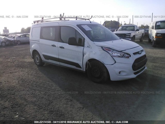 NM0LS7F71E1144188 - 2014 FORD TRANSIT CONNECT XLT WHITE photo 1