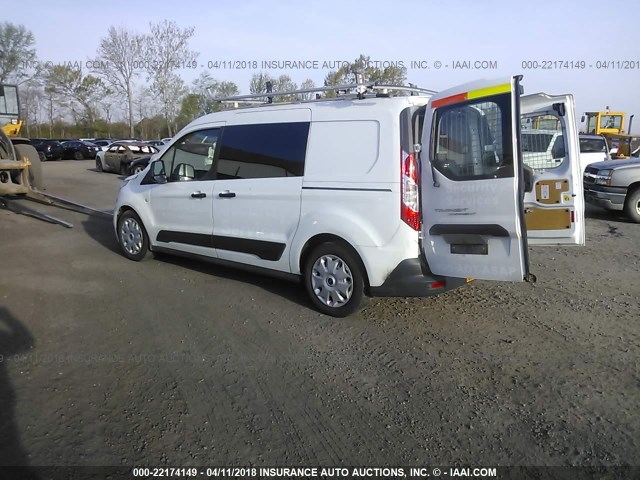 NM0LS7F71E1144188 - 2014 FORD TRANSIT CONNECT XLT WHITE photo 3