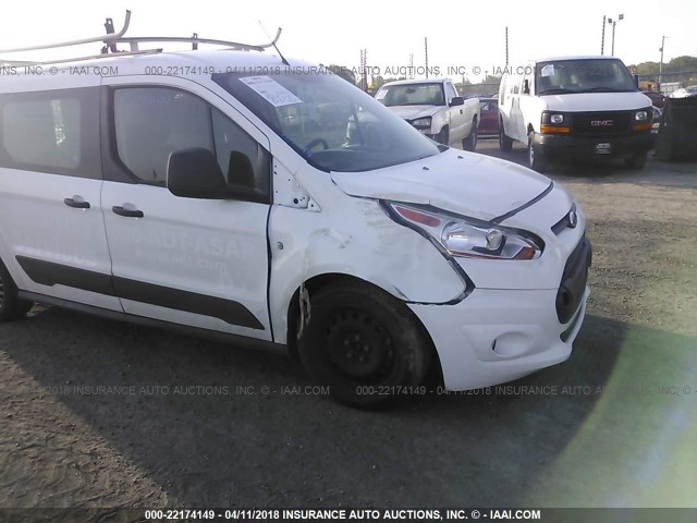 NM0LS7F71E1144188 - 2014 FORD TRANSIT CONNECT XLT WHITE photo 6