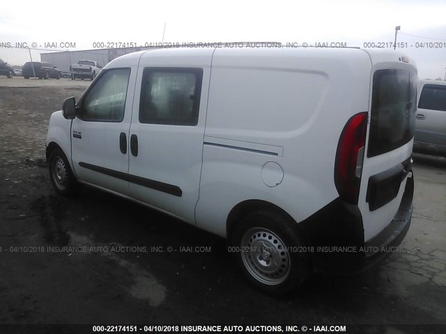 ZFBERFAB7H6F47506 - 2017 RAM PROMASTER CITY  WHITE photo 3