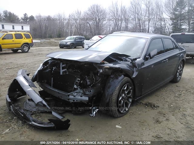 2C3CCAGG7FH787292 - 2015 CHRYSLER 300 S GRAY photo 2