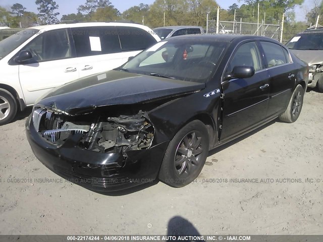 1G4HD57277U170382 - 2007 BUICK LUCERNE CXL BLACK photo 2