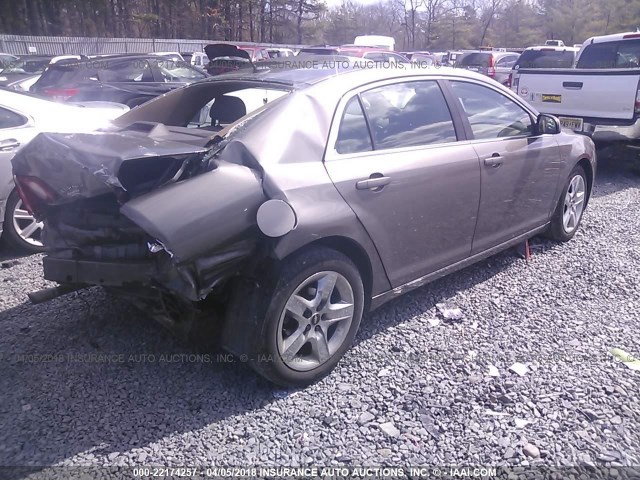 1G1ZC5EB8AF147177 - 2010 CHEVROLET MALIBU 1LT 棕色 照片 4