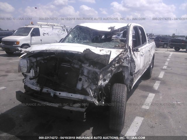 5TBET34185S486989 - 2005 TOYOTA TUNDRA DOUBLE CAB SR5 WHITE photo 6