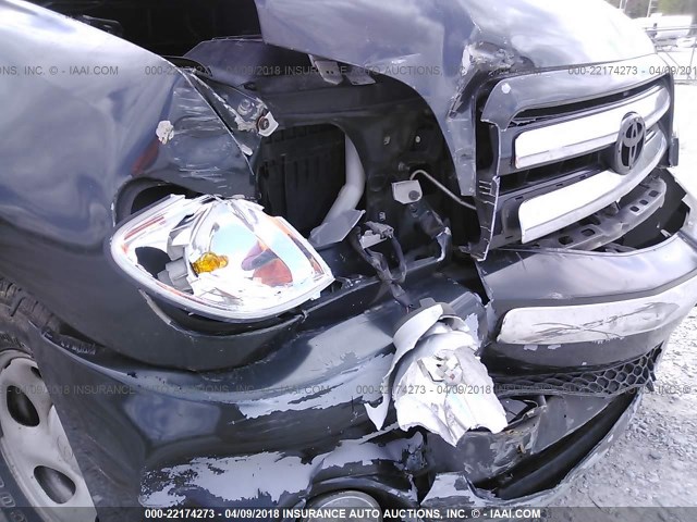 5TBRT34136S482013 - 2006 TOYOTA TUNDRA ACCESS CAB SR5 GREEN photo 6