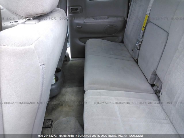 5TBRT34136S482013 - 2006 TOYOTA TUNDRA ACCESS CAB SR5 GREEN photo 8