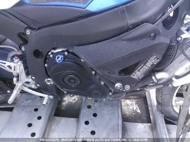 JS1GN7FA7F2100743 - 2015 SUZUKI GSX-R600 BLUE photo 8