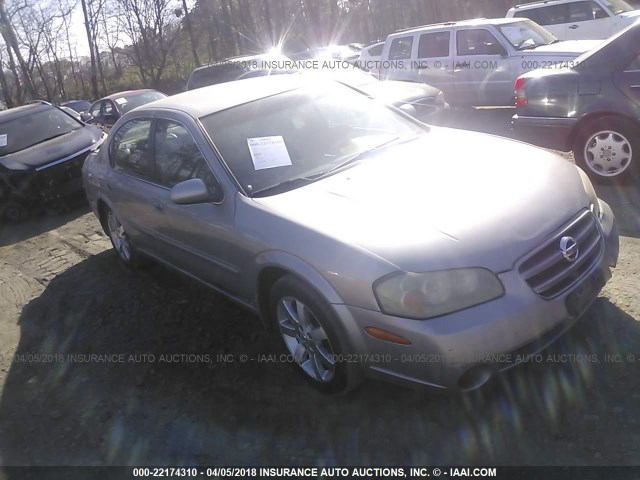 JN1DA31D52T430015 - 2002 NISSAN MAXIMA GLE/GXE/SE SILVER photo 1