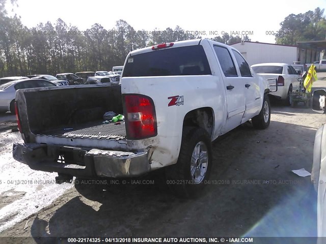 3GCPKSE79CG262951 - 2012 CHEVROLET SILVERADO K1500 LT WHITE photo 4