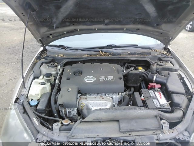 1N4AL11D76C219750 - 2006 NISSAN ALTIMA S/SL TAN photo 10