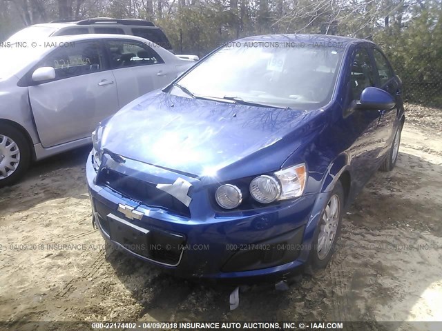 1G1JA5SH6C4187140 - 2012 CHEVROLET SONIC LS 蓝色 照片 2