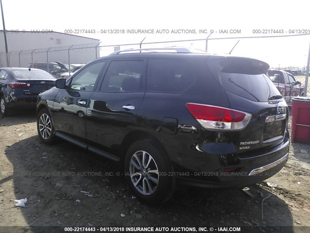 5N1AR2MN6EC686428 - 2014 NISSAN PATHFINDER S/SV/SL/PLATINUM 黑色 照片 3
