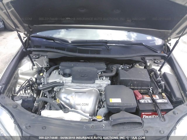 4T1BF1FK5FU024281 - 2015 TOYOTA CAMRY LE/XLE/SE/XSE Gold Foto 10