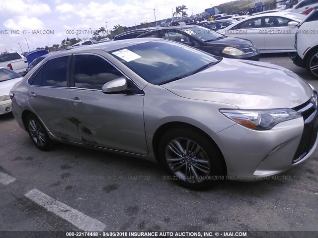 4T1BF1FK5FU024281 - 2015 TOYOTA CAMRY LE/XLE/SE/XSE Gold Foto 6