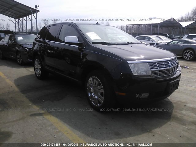 2LMDU88C48BJ18114 - 2008 LINCOLN MKX BLACK photo 1