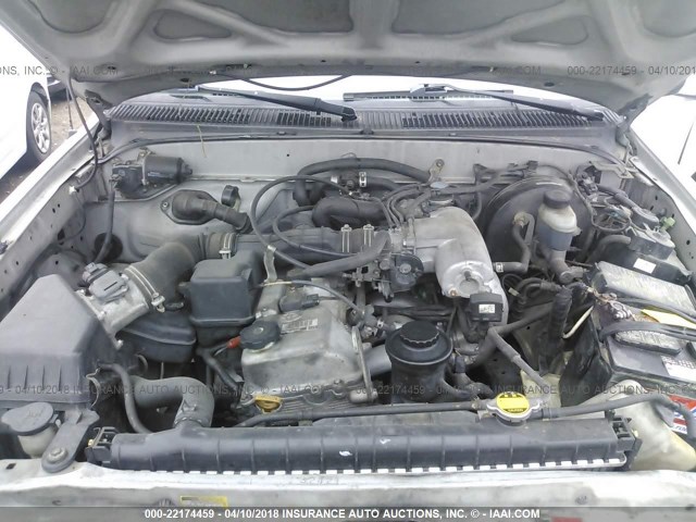 5TEGM92N61Z860311 - 2001 TOYOTA TACOMA DOUBLE CAB PRERUNNER SILVER photo 10