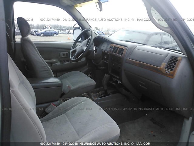 5TEGM92N61Z860311 - 2001 TOYOTA TACOMA DOUBLE CAB PRERUNNER SILVER photo 5