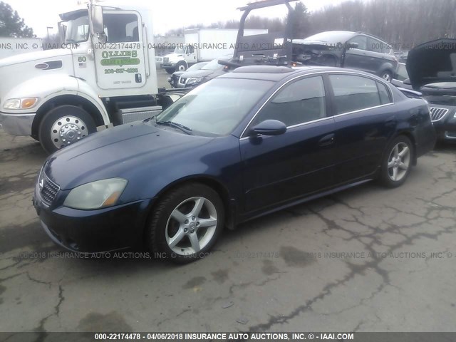 1N4BL11D86C176539 - 2006 NISSAN ALTIMA SE/SL/SE-R Navy photo 2