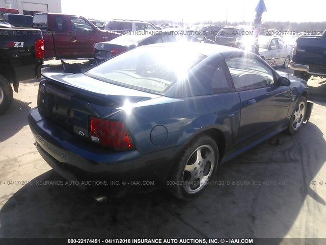 1FAFP42X1XF137677 - 1999 FORD MUSTANG GT BLUE photo 4