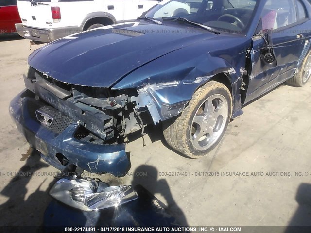 1FAFP42X1XF137677 - 1999 FORD MUSTANG GT BLUE photo 6