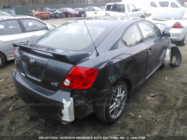 JTKDE177970184577 - 2007 TOYOTA SCION TC 灰色 照片 4