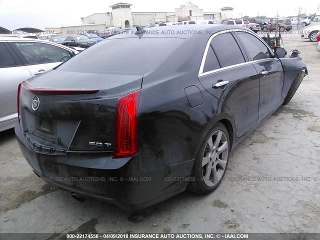 1G6AB5RX5D0170178 - 2013 CADILLAC ATS LUXURY BLACK photo 4