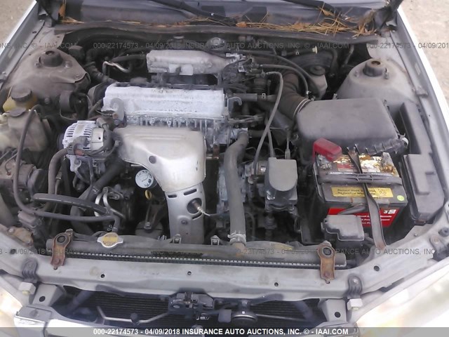 4T1BG22K01U821524 - 2001 TOYOTA CAMRY CE/LE/XLE 银色 照片 10