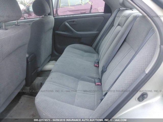 4T1BG22K01U821524 - 2001 TOYOTA CAMRY CE/LE/XLE 银色 照片 8