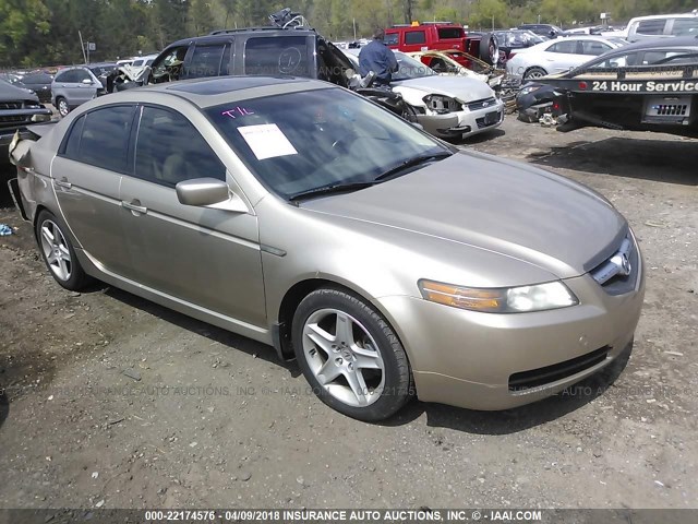 19UUA66285A054384 - 2005 ACURA TL GOLD photo 1