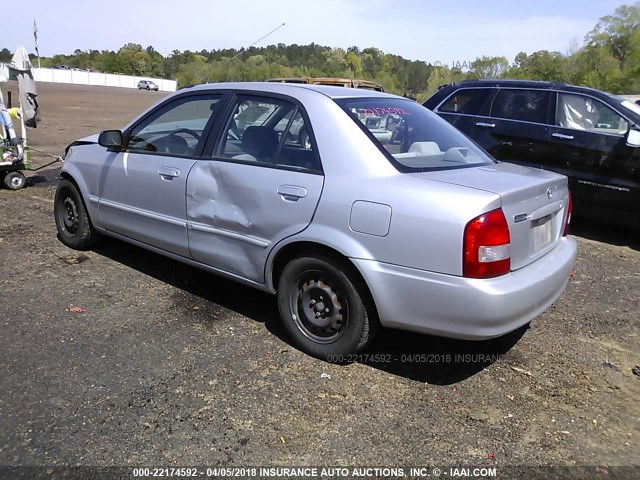 JM1BJ2226X0139544 - 1999 MAZDA PROTEGE DX/LX SILVER photo 3