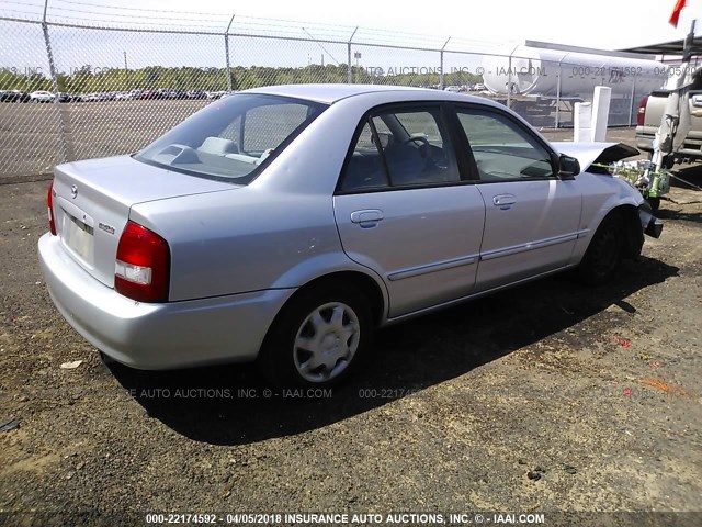 JM1BJ2226X0139544 - 1999 MAZDA PROTEGE DX/LX SILVER photo 4