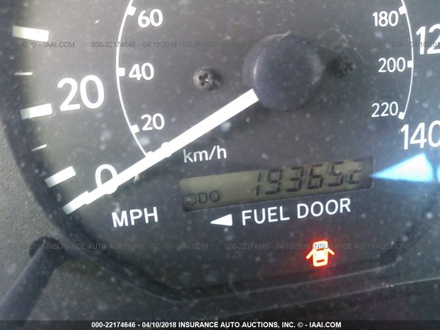 4T1BG22K2YU633758 - 2000 TOYOTA CAMRY CE/LE/XLE 红色 照片 7