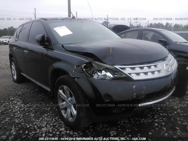 JN8AZ08TX7W506990 - 2007 NISSAN MURANO SL/SE/S BLACK photo 1