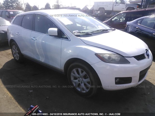 JM3ER29L780213230 - 2008 MAZDA CX-7 WHITE photo 1