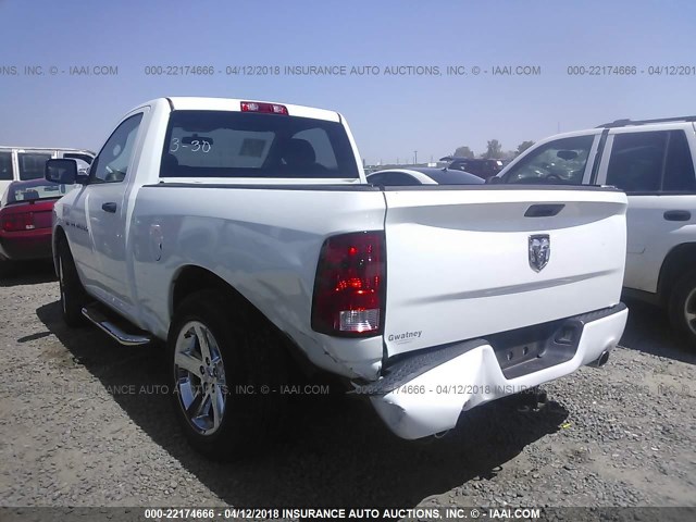 3C6JD6AT0CG261754 - 2012 DODGE RAM 1500 ST WHITE photo 6