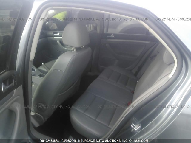 3VWEG71K47M165211 - 2007 VOLKSWAGEN JETTA WOLFSBURG 灰色 照片 8
