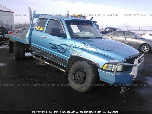 1B7MF3366XJ571028 - 1999 DODGE RAM 3500 Light Blue photo 1