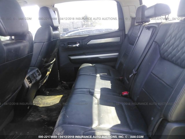 5TFAW5F1XGX533135 - 2016 TOYOTA TUNDRA CREWMAX 1794/PLATINUM 黑色 照片 8